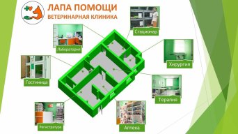 Ветеринарная клиника Лапа Помощи Краснодар- схема Схема ветеринарной клиники Лапа Помощи Краснодар