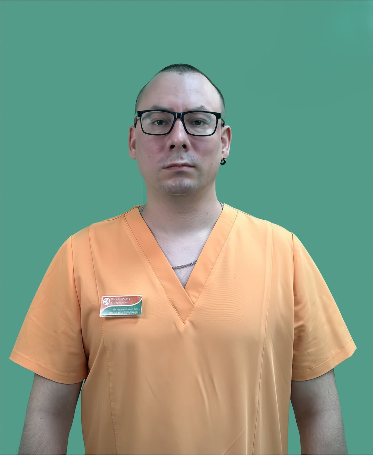 Посяда М.А., Ветеринарный врач-онколог Фото специалиста ветеринарной клиники "Лапа Помощи" Посяда Марко Анатольевич, ветеринарный врач-онколог